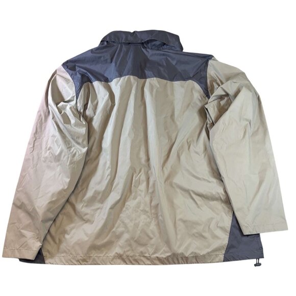 NWT Mens Columbia Glennaker Lake Rain Jacket Tan & Gray Nylon Waterproof - 3XLT - Picture 2 of 9